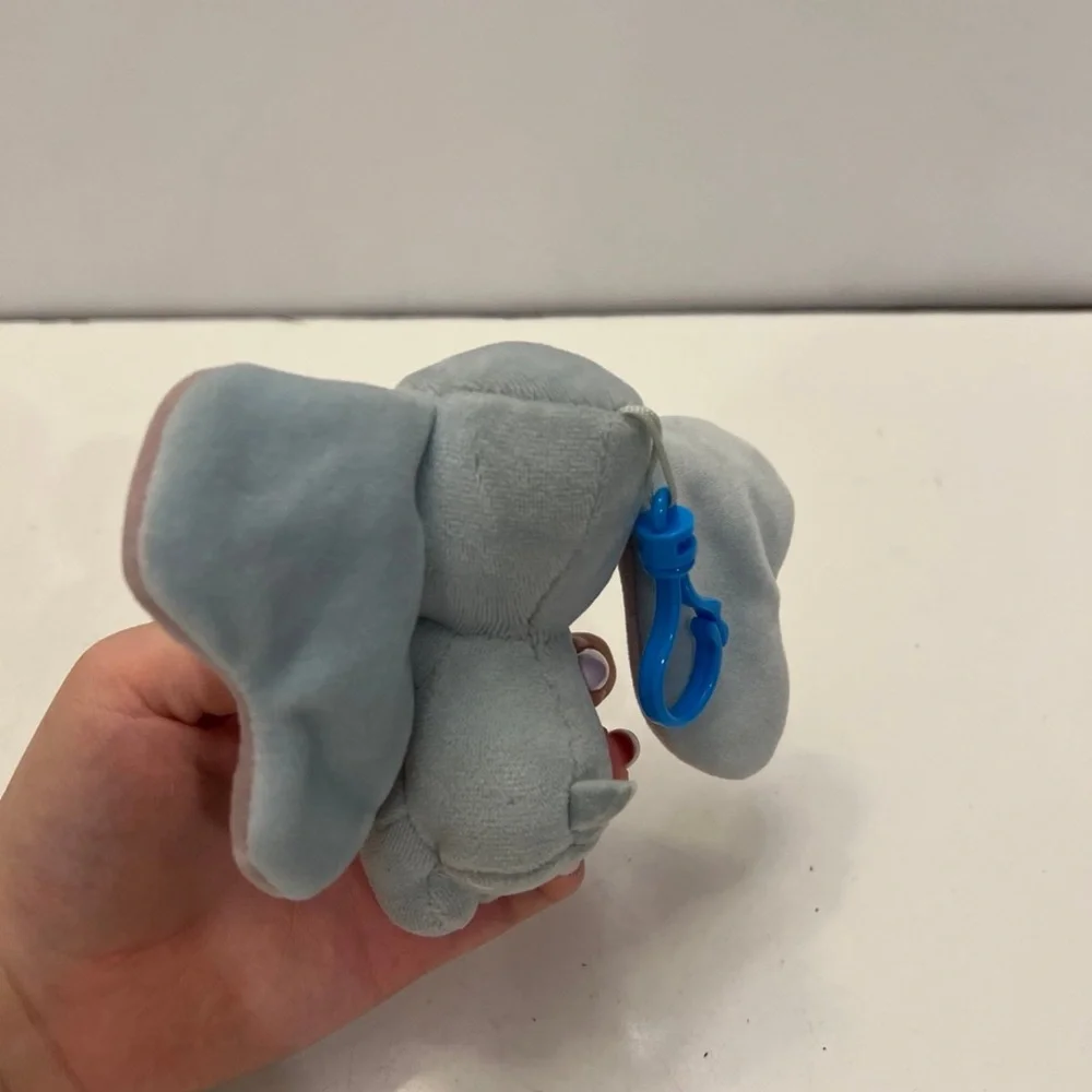 TY Beanie Baby - Dumbo the Elephant (Disney) (Plastic Key Clip